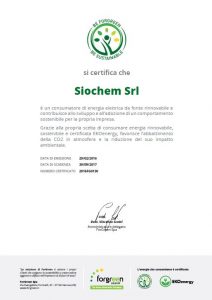 Certificato Siochem