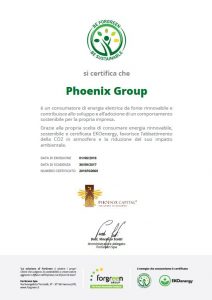Certificato Phoenix Group